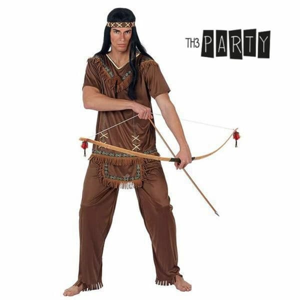 Kostume til voksne Th3 Party 39512 Brun (3 Dele)