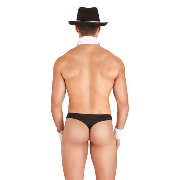 Erotisk Kostume S Pleasures Sort/Hvid Onesize