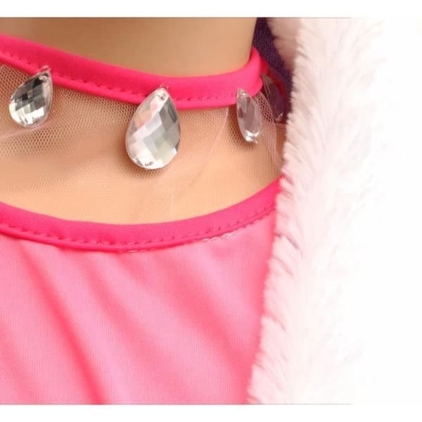 Barbie Diva Princess förklädd klänning - CIAO - Storlek 8-10 år - Röd - Rosa - Barn