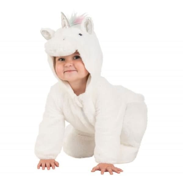 ELEGANT UNICORN DRÄKT RAINBOW MANE BABY