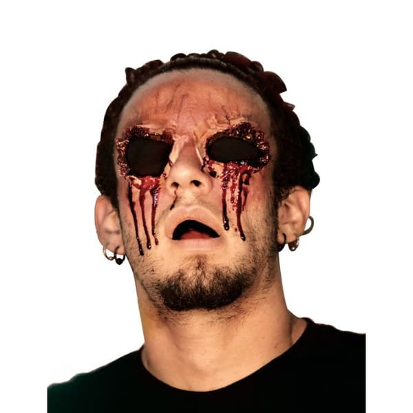 Falsk skada utan ögon vuxen Halloween