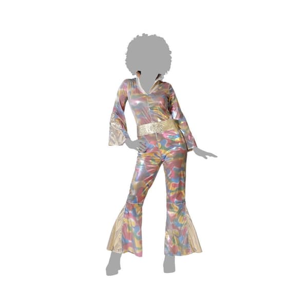 Kostume til voksne Multifarvet Disco - M/L