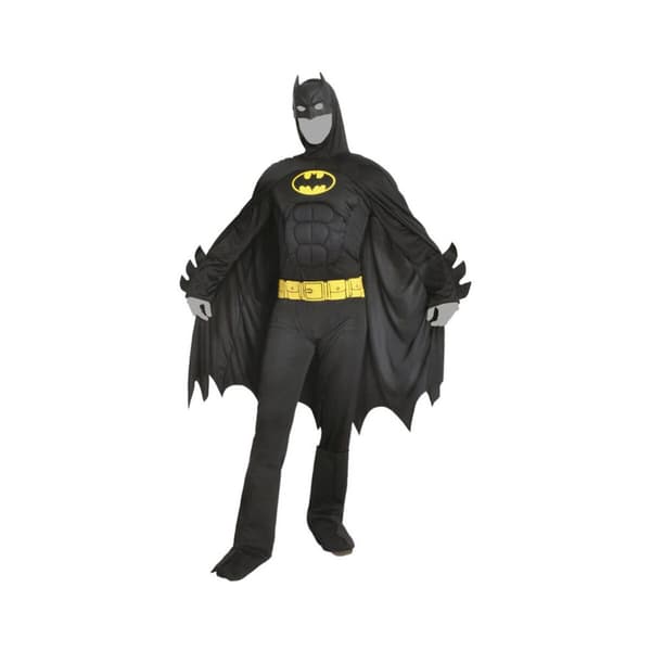 Maskeraddräkt vuxna Svart Batman - L