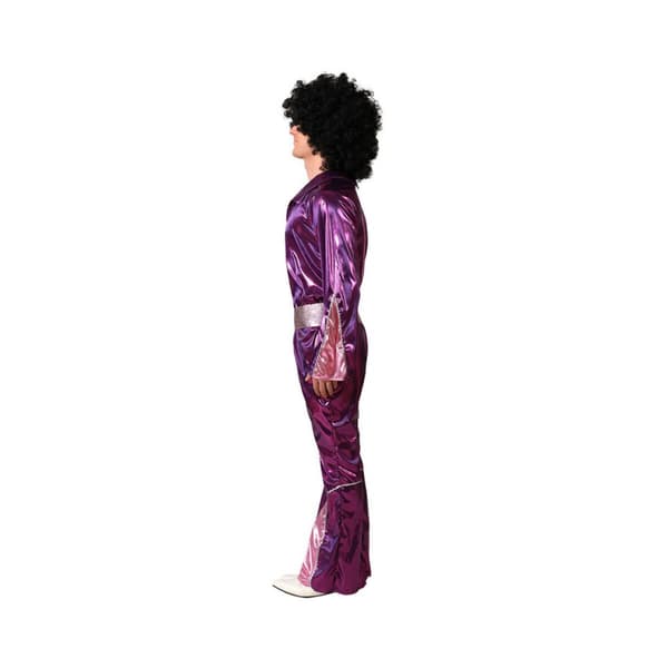 Kostume til voksne Fuchsia Disco - XS/S