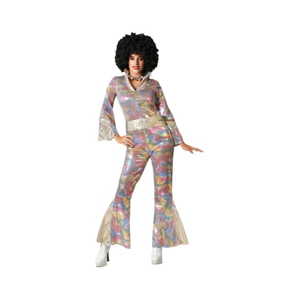 Aikuisten asut Monivärinen Disco - M/L