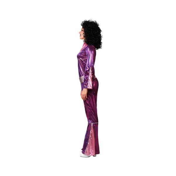 Aikuisten asut Fuksia Disco - M/L