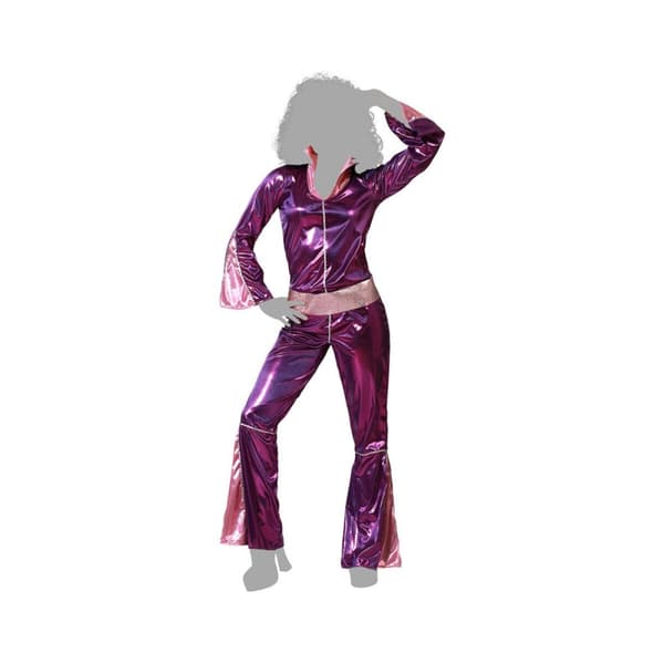 Aikuisten asut Fuksia Disco - M/L