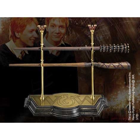 Weasley trollstavskollektion - NOBLE COLLECTION - Resin - Display ingår