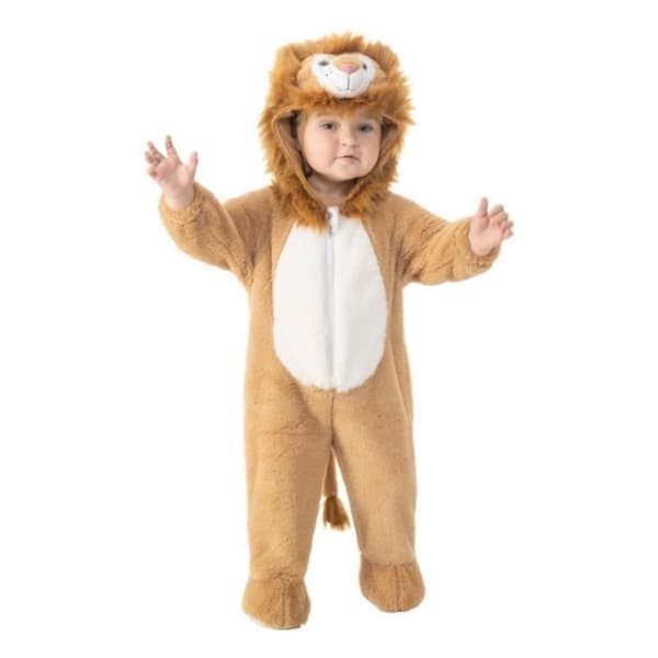 KOSTYM LEJON SAVANNA PLUSH BABY 1/2 ÅR Beige, Elfenben, Kräm, Gråvitt, Natur, Brungrå