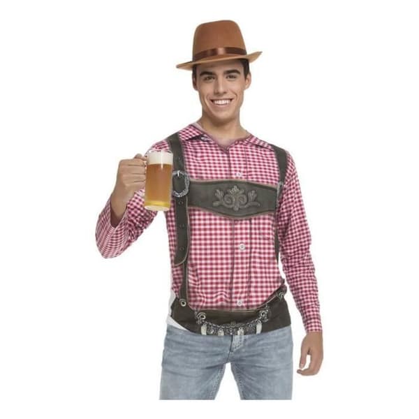 Camiseta de disfraz - MOM - Tirolés Oktoberfest - Flerfärgad - Camiseta estampada - För män