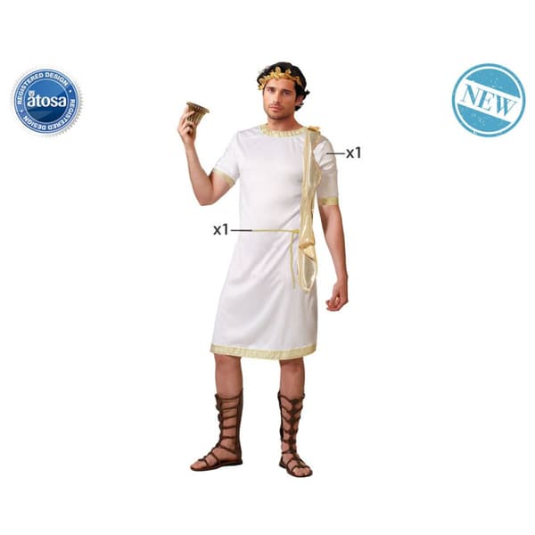 Kostume til voksne Romersk kejser - M/L