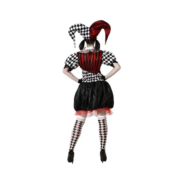 Maskeraddräkt vuxna Harlekinfigur XS/S