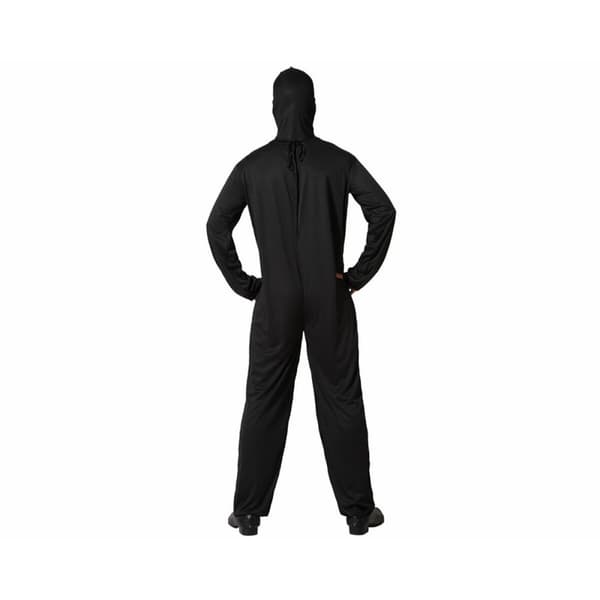 Maskeraddräkt vuxna Svart Skelett M/L