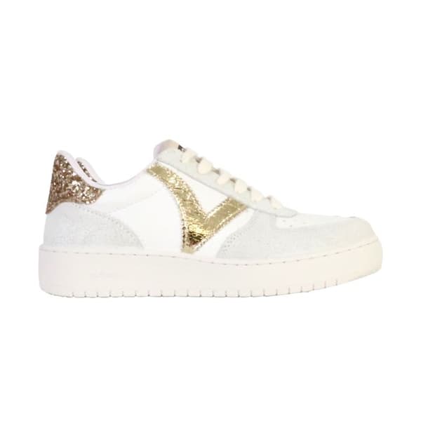 Victoria 1258233 Vita Sneakers - Herr - Platino - Spetsar - Textil