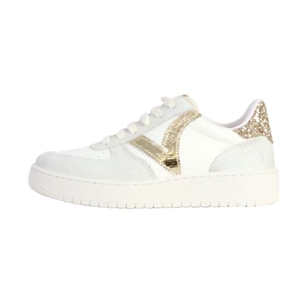 Victoria 1258233 Vita Sneakers - Herr - Platino - Spetsar - Textil
