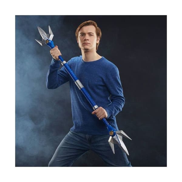Power Rangers Mighty Morphin Ranger Azul elektronisk lans