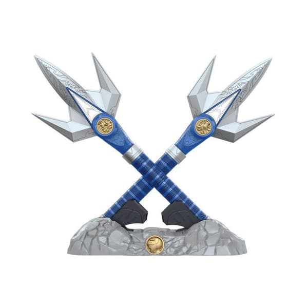 Power Rangers Mighty Morphin Ranger Azul elektronisk lans