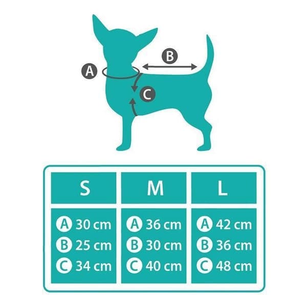 Hunddräkt - ATOSA - Drakdräkt - Röd - Lame tyg - 3 tillgängliga storlekar