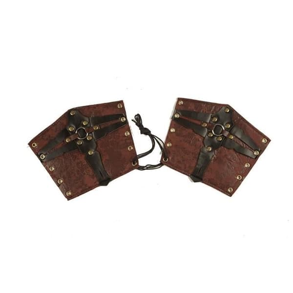 Gladiatorskydd - Brun - Syntetläder - Vuxen - Unisex