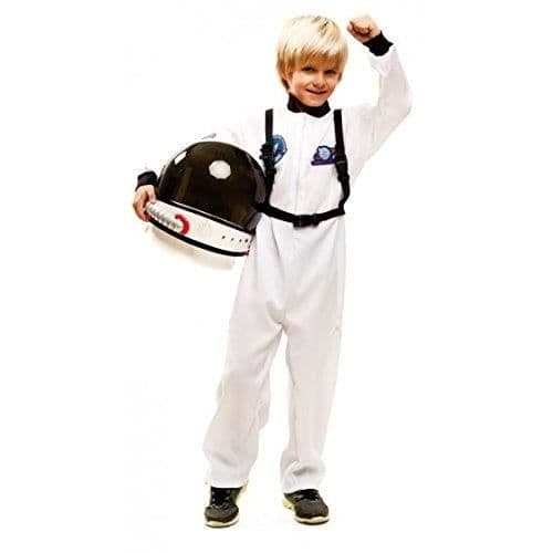 PARTYCHIMPA -EN ASTRONAUT, BARNDRÄKT, VIT