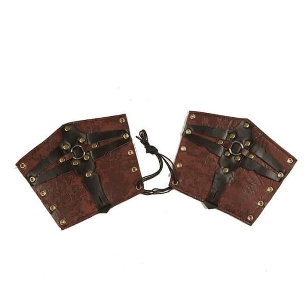 Gladiatorarmband - Brun - Syntetiskt läder