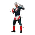 Miniatyrbild 2 av 4: Superhjältedräkt för män - ATOSA - Storlek S - Blå Vit Röd - Jumpsuit och mask ingår
