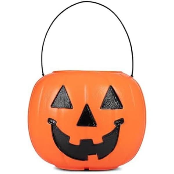 Karnevalstillbehör - MY OTHER ME - Pumpkin Basket - Orange - 21,6 x 21,6 x 30,5 cm - Barn