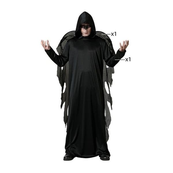 Kostym Dödsängel Man - ATOSA - Halloween Kostym - Svart - Vuxen