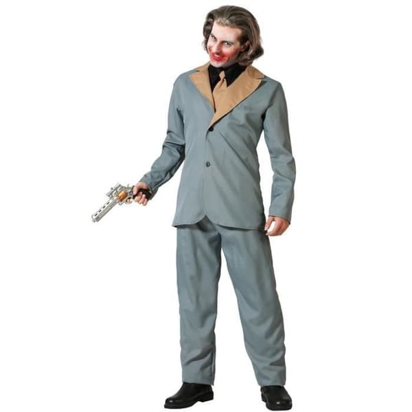 ANGEL TOMAS, SA. Grå jokerdräkt för män. XXL. Vuxen