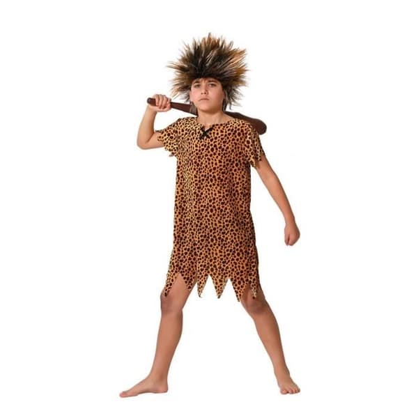 Grottmanens kostym - ATOSA - Djurmönster - 3-4 år - Unisex - Brun