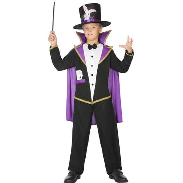Trollkarlhattdräkt för pojkar - ANGEL TOMAS - Lila - Karneval