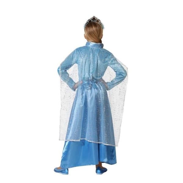 Prinsessdräkt - ATOSA - Blå cape - Klänning och bälte - Flicka 3-4 år - Flerfärgad