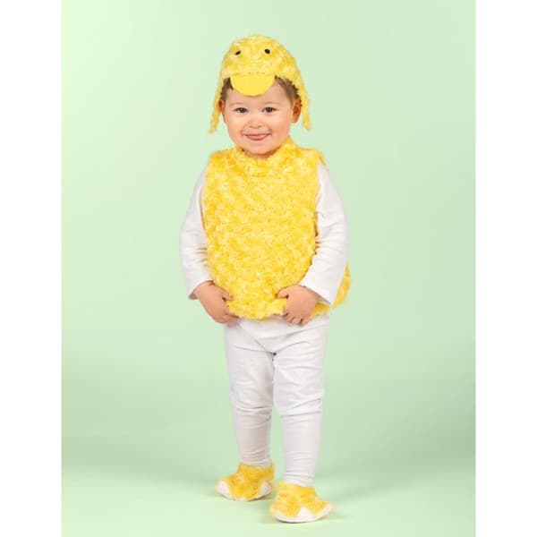 Liten gul anka kostym för baby