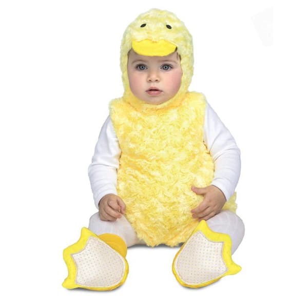 Liten gul anka kostym för baby