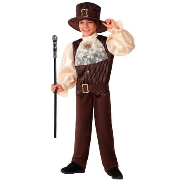 Brun Steampunk-dräkt för 5-årig pojke - ANGEL TOMAS, SA