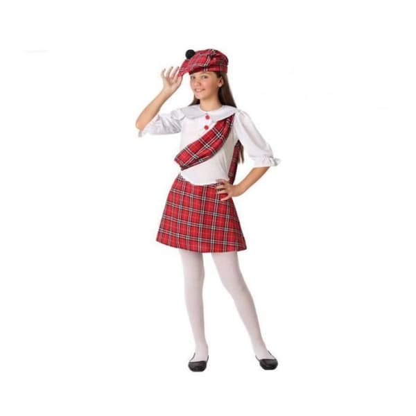 Skotsk rak kjoldräkt - AC-DÉCO - Barn - Vit - 7/9 år - Festdräkt för karneval/halloween/tema