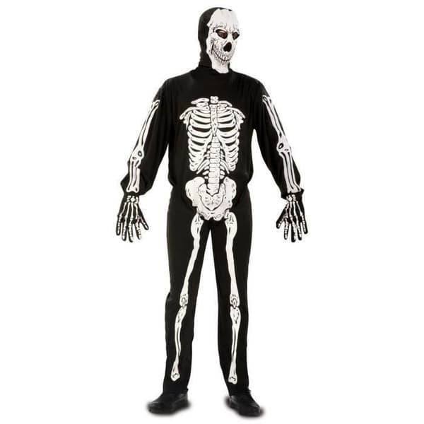 MITT ANDRA MIG ROLIGA FÖRETAG, SL. Skeleton Costume Handskar. XXL. Vuxen