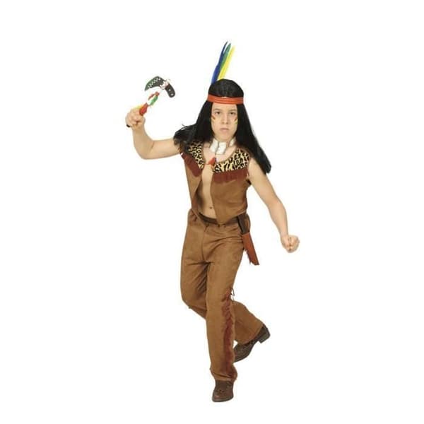 Widmann Cowboy- eller indianskostym 2 i 1 för barn och tonåringar (11-13 år)