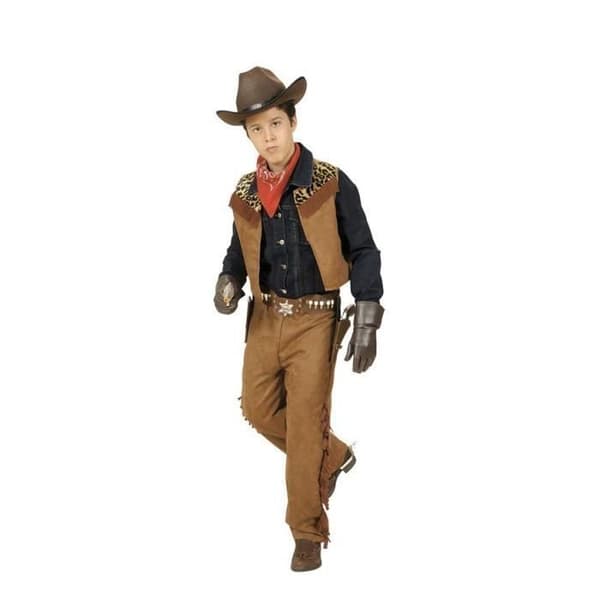Widmann Cowboy- eller indianskostym 2 i 1 för barn och tonåringar (11-13 år)
