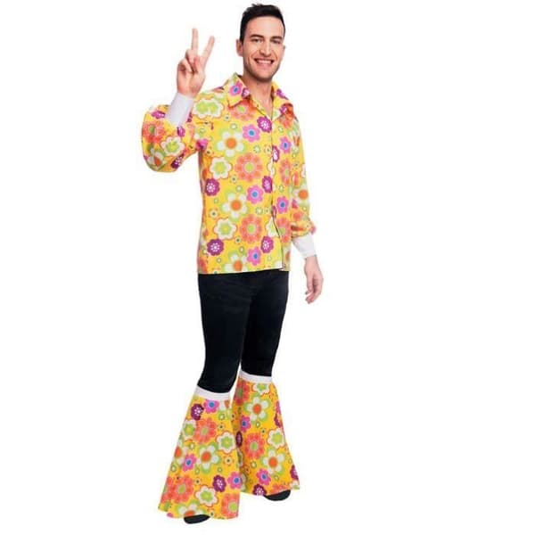 Kostym vuxen 60-tal - AMSCAN - Blomsterkraft skjorta - Standardstorlek