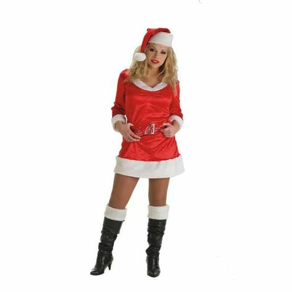 Kostume til voksne Julemandens kone 4 Dele - S/M