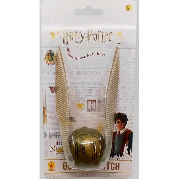 Golden Snitch Quidditch Ball - Harry Potter - Kostymtillbehör - Flerfärgad - Blandad - 15x13x5cm