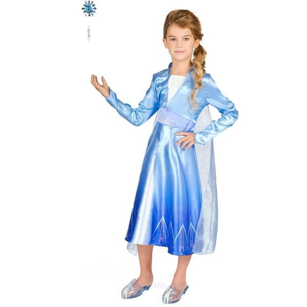 Klassisk Elsa Frozen 2-dräkt för tjejer