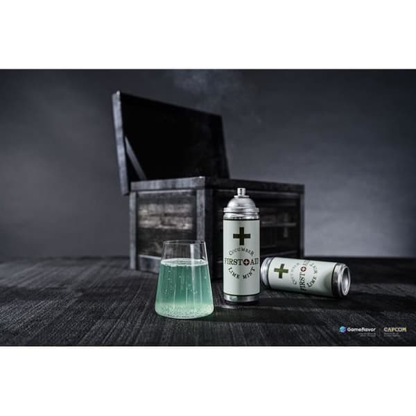 RESIDENT EVIL FÖRSTA HJÄLP DRINK SAMLARBOX SAKAMI VAROR GFAC0