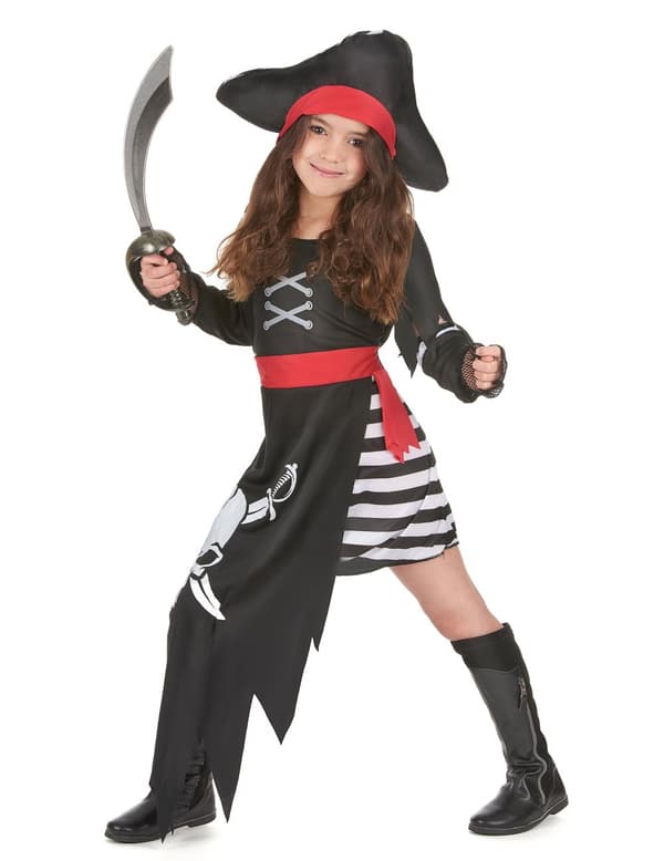 Pirate Captain Girl kostyme
