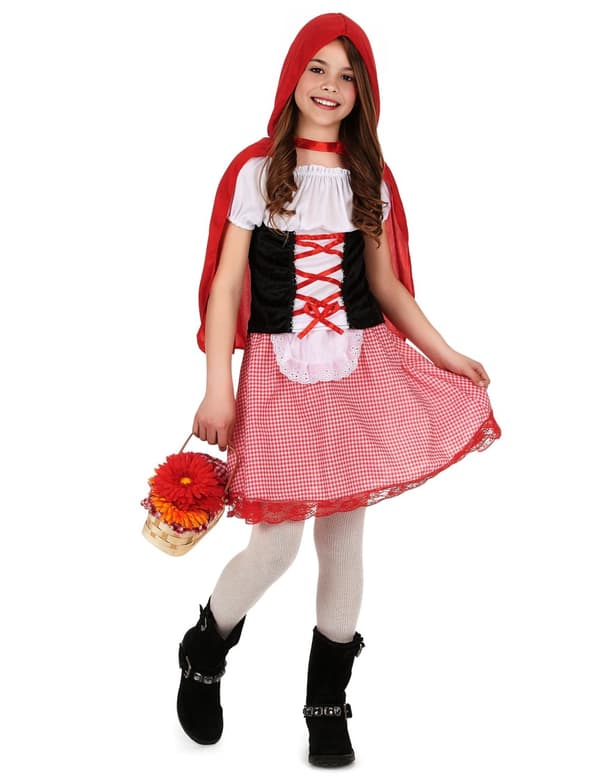 Rödluva - utklädnad barn M 7-9 years (120-130 cm)