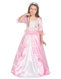 Miniatyrbilde 2 av 8: Jenteprinsessekostyme med blomsterkrone