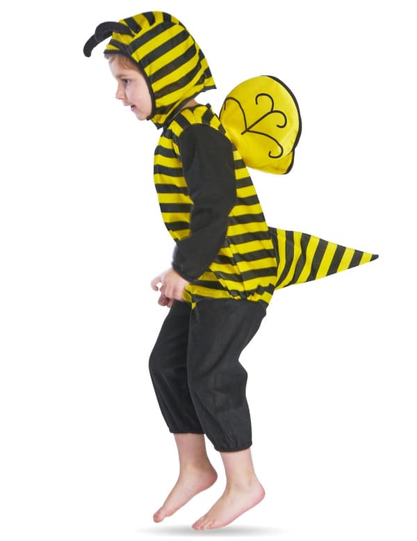 Mehiläisen naamiaisasu lapselle. Size-XS 3-4 years (92-104 cm)
