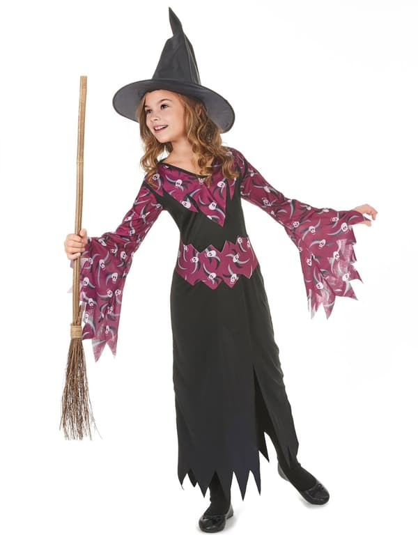Heks - udklædning til børn Halloween