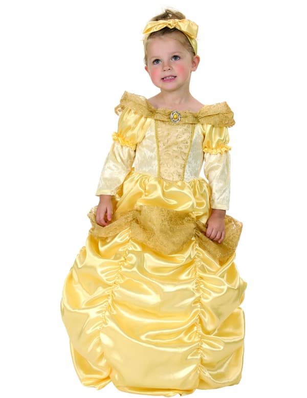 Guld prinsesse - udklædning til børn. Size-XS 3-4 years (92-104 cm)